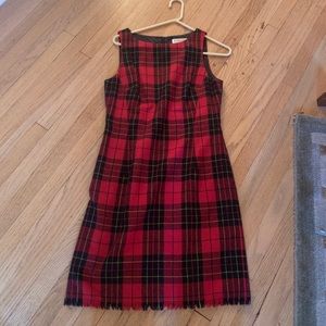 Vintage Red Checkered Dress